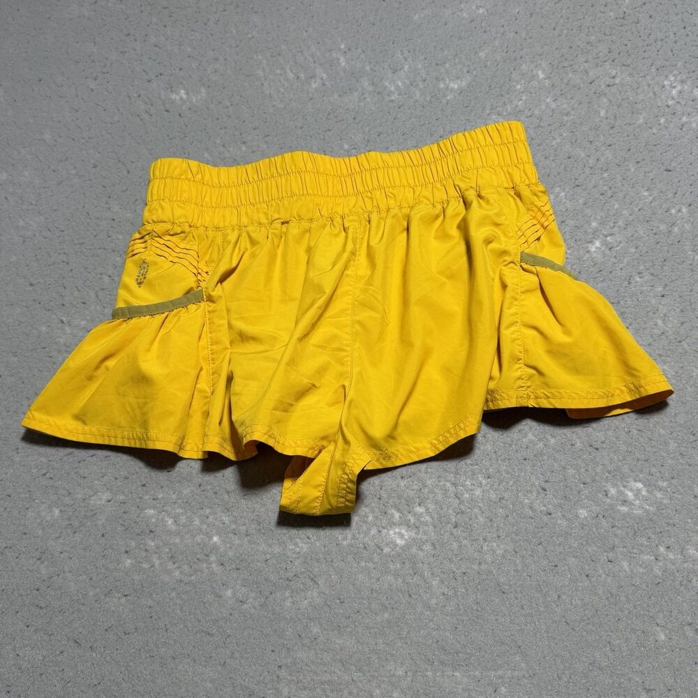 Fp Movement Free People Shorts Women’s Small Yellow Get Your Flirt On Shorts